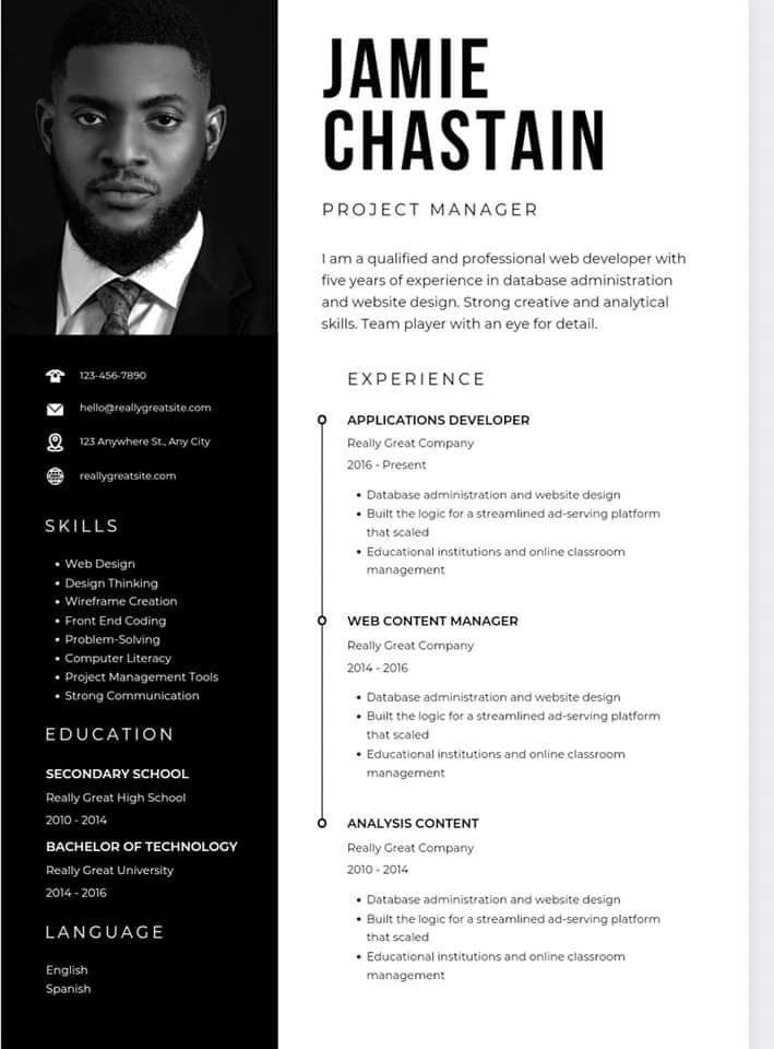 Sample CV